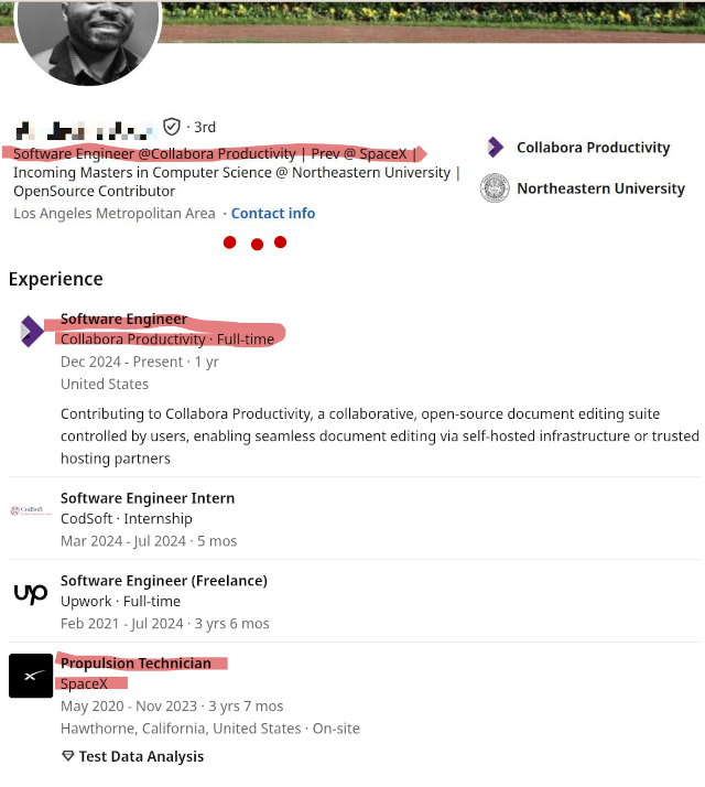 Scam Collabora Productivity + SpaceX