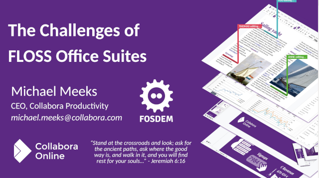 Challenges of FLOSS productivity