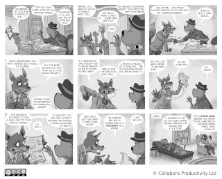The Open Road to Freedom - strip#16 - my friends see me as something of a visionary