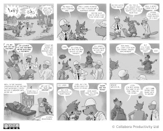 The Open Road to Freedom - strip#17 - irreconcileable differences: show me the road
