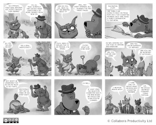The Open Road to Freedom - strip#18 - job titles, hierarchy and contribution