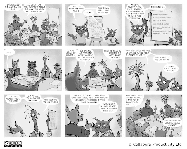 The Open Road to Freedom - strip#20 - process, or results ?
