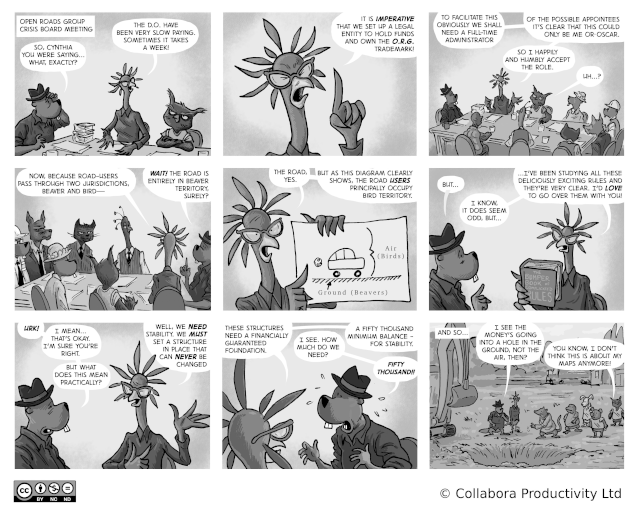 The Open Road to Freedom - strip#22 - Our own structure!