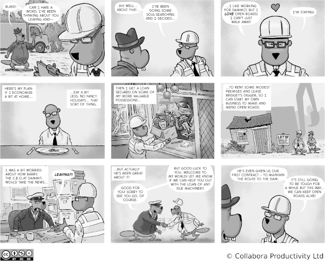 The Open Road to Freedom - strip#25 - Blake Enterprises (BE)