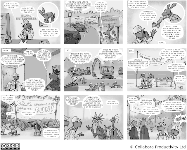 The Open Road to Freedom - strip#27 - Investing in the future