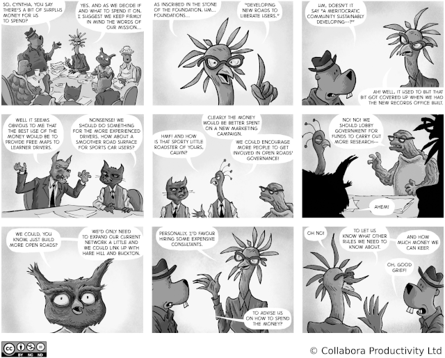 The Open Road to Freedom - strip#29 - Spending a surplus