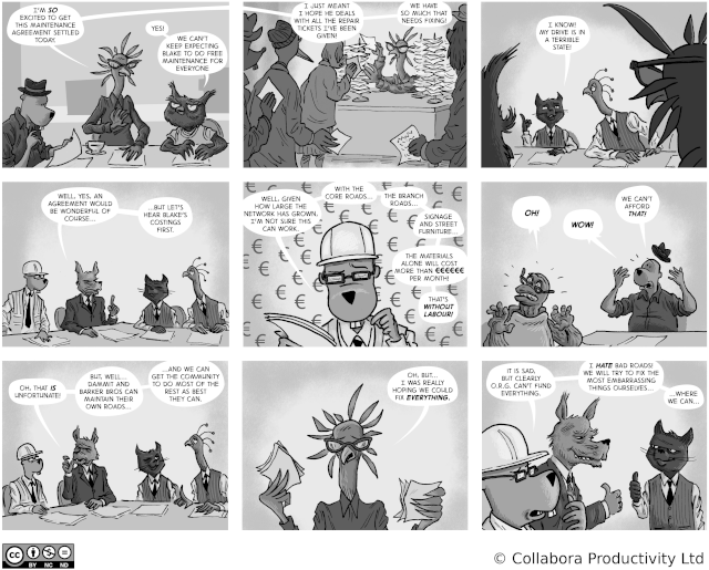 The Open Road to Freedom - strip#42 - the cost of maintenance