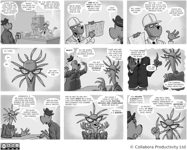 The Open Road to Freedom - strip#58 - Legal excitement