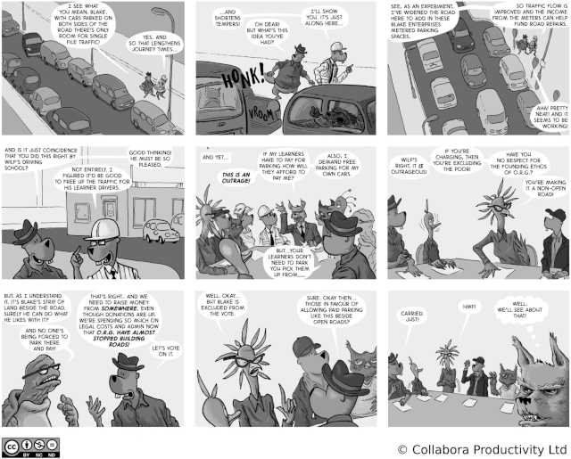 The Open Road to Freedom - strip#59 - Parking Problems