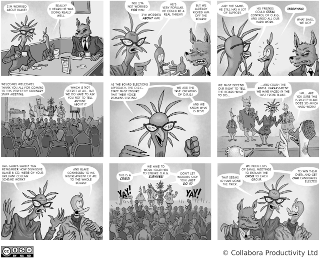The Open Road to Freedom - strip#73 - orchestrating a crisis