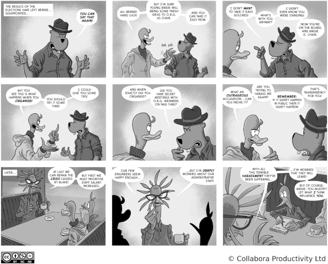 The Open Road to Freedom - strip#81 - An electoral handover